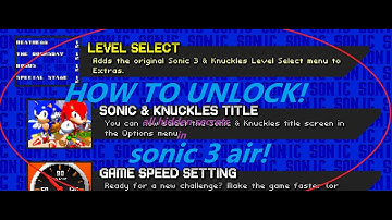 How To Get ALL HIDDEN SECRETS in Sonic 3 A.I.R! (Easy)
