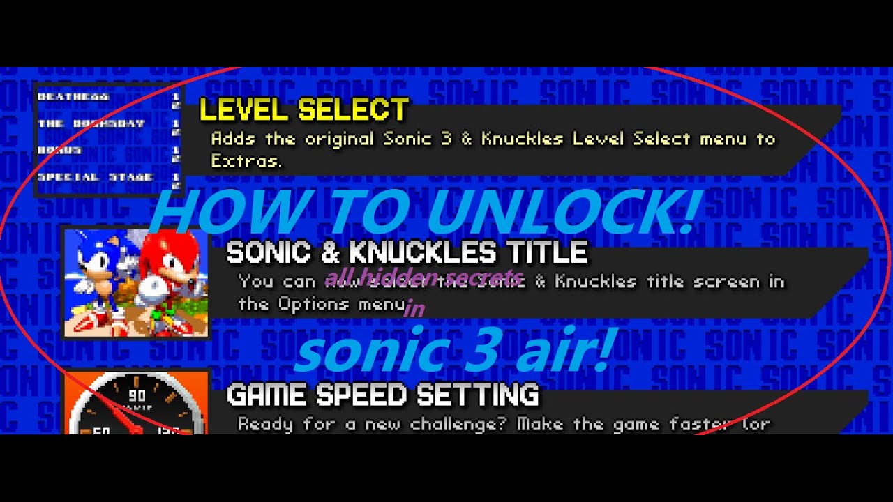 How To Get ALL HIDDEN SECRETS in Sonic 3 A.I.R! (Easy)