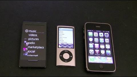Zune HD vs Apple: The Showdown