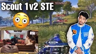 S8UL Reaction On Scout 1v2 STE😱🔥 7Sea Chicken Dinner In PMWI | SouLAman