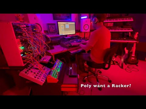 Poly want a Racker? (simple 5-voice polyphonic eurorack experiment and jam)