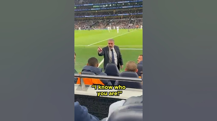 Big Ange gets angry at a fan 😳