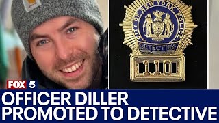 Slain NYPD Officer Diller promoted to Detective