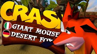 HIDDEN Localization Details of the Original Crash Bandicoot