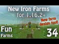 Iron Farm Changes, new Farm Design App, and a new 9000/hr Farm for Minecraft 1.16.2 [Fun Farms 34]