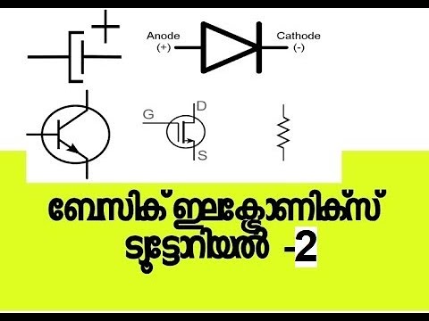 18.Electronics Tutorial in Malayalam | Basic Electronics | Part -2 ...