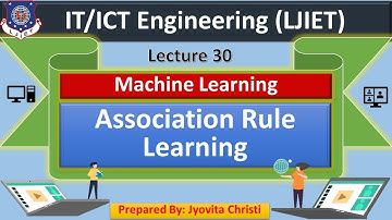 Lec-30_Association Rule Learning | Machine Learning | IT-ICT Engineering
