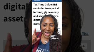 Irs Tax Time Guide Reminder To Report All Income