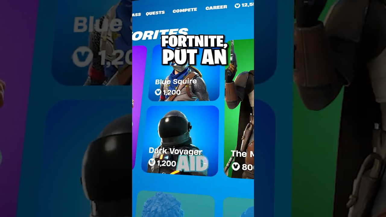 Fortnite Put A Battle Pass Skin, In The Shop.