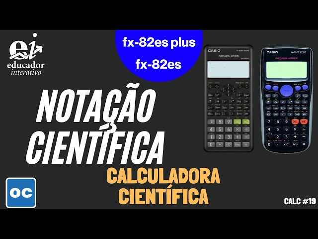 Casio fx-991 LAX Notação científica