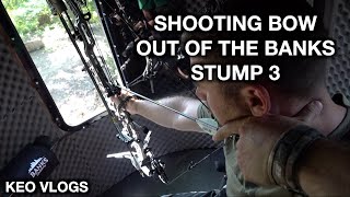 Shooting Bow Out The Stump 3 Whitetail Properties Pro Hunter Phantom Blind