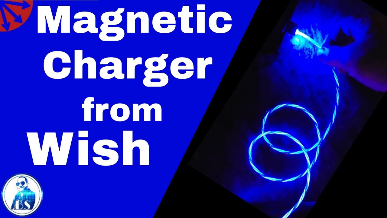 phone charger with lights from Wish. Review YouTube
