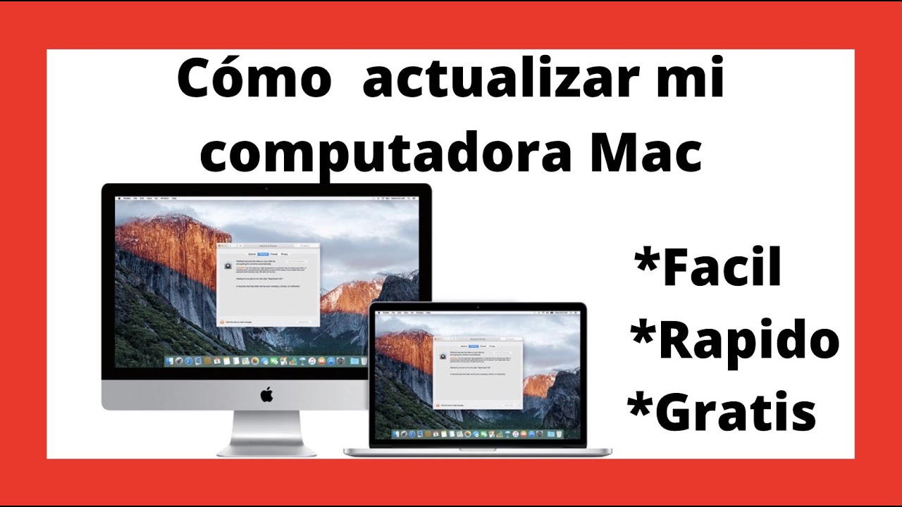 Cómo ACTUALIZAR mi computadora Mac - Fácil, Rápido y gratis - 2021