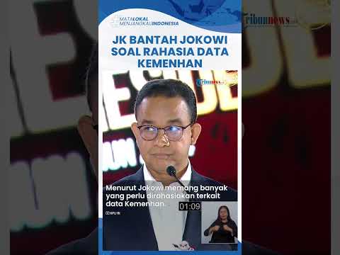 Bantah Jokowi soal Rahasia Data Kemenhan, Jusuf Kalla Apa yang Dirhasiakan Kalau hanya Alutsista