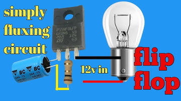 12v blinking circuit || simply blinking circuit || irfz44n mosfet blinking circuit