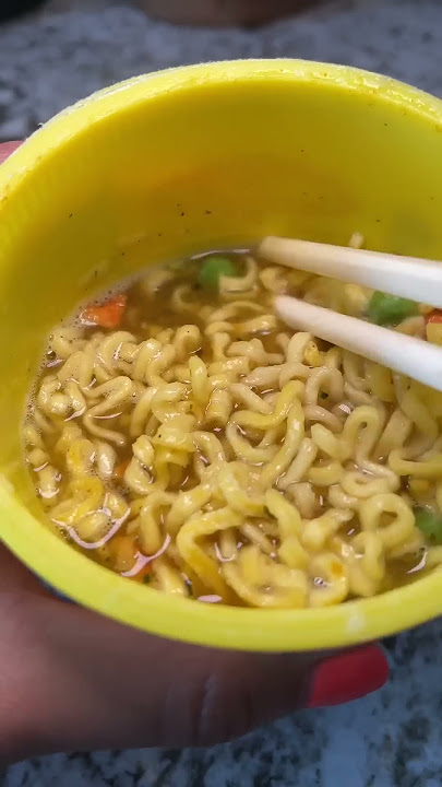 Trying Indian Masala Cup Noodles