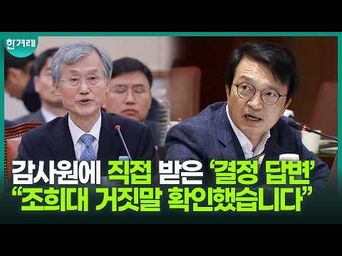 Chief Justice Cho Hee-dae Caught Lying About "Incentive Payments"! Board of Audit and Inspection ...