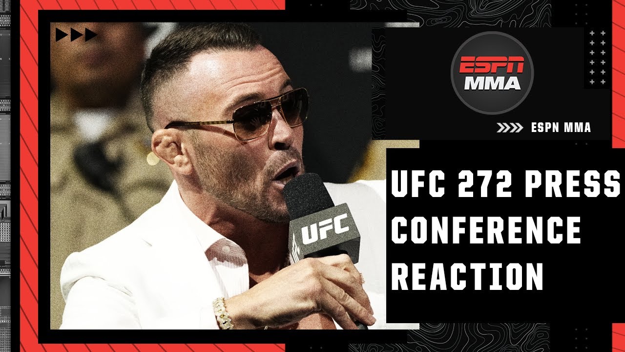 Reaction to Colby Covington, Jorge Masvidal and the UFC 272 press conference ESPN MMA