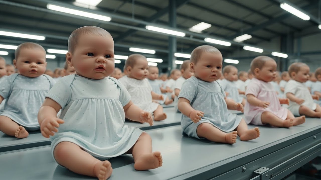 Inside China’s Reborn Baby Silicon Doll Factory: From Liquid Silicone to Baby Doll (Full Process)