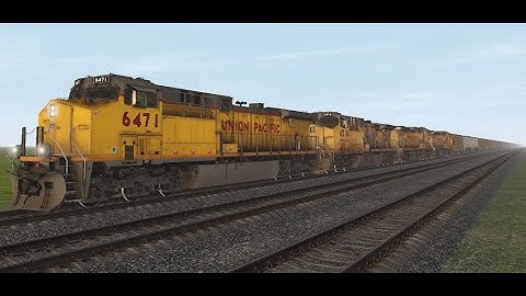 Trainz 2019 RRMods UP AC4400CW Showcase and Cabride