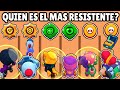 CUAL BRAWLER RESISTE MAS? usando GADGETS, ULTIMATE Y ESTELARES | ESCUDO Y CURACIÓN | BRAWL STARS