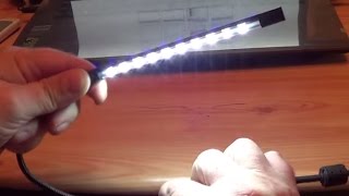 Лампочка для ноутбука, usb-фонарик алюминиевый корпус 10 светодиодов Лампочка для ноутбука, usb-фонарик алюминиевый корпус 10 светодиодов