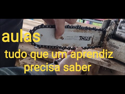 como usar motosserra