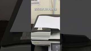 How to fill up A3 paper in Tray Ricoh Printer #copiermachine #ricoh