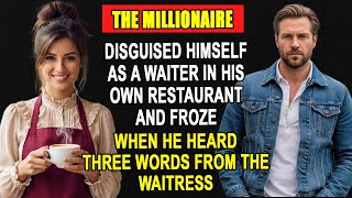 A Millionaire Disguised Himself In His Own Restaurant. He Froze When The Waitress Said THESE 3 Words