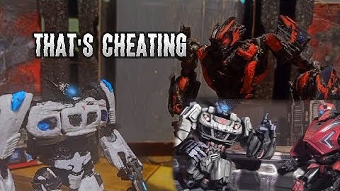 TransFormers fall of Cybertron (Jazz and Cliffjumper) transformers stop motion