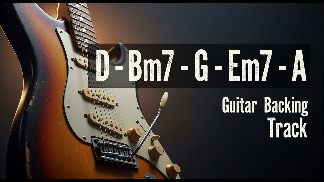 D-Bm7-G-Em7-A Guitar Backing Track