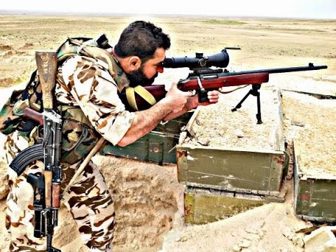 Rare MTs-116M Sniper Rifle in Syria - 2015