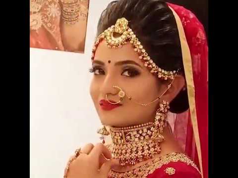 gujarati bridal makeup and hairstyle looks