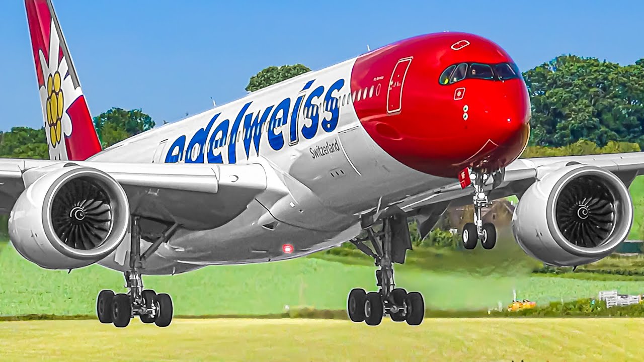 ✈️ 100 CLOSE UP TAKEOFFS & LANDINGS 🏴󠁧󠁢󠁳󠁣󠁴󠁿 Edinburgh Airport Plane Spotting in Scotland [EDI/EGPH]