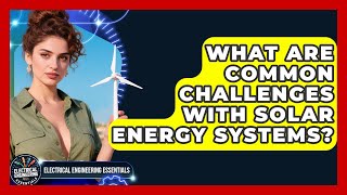 What Are Common Challenges With Solar Energy Systems? | Electrical Engineering Essentials News