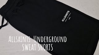 Download lagu All Saints Underground Sweat Shorts Black White Unboxing and Review | Detailed Look