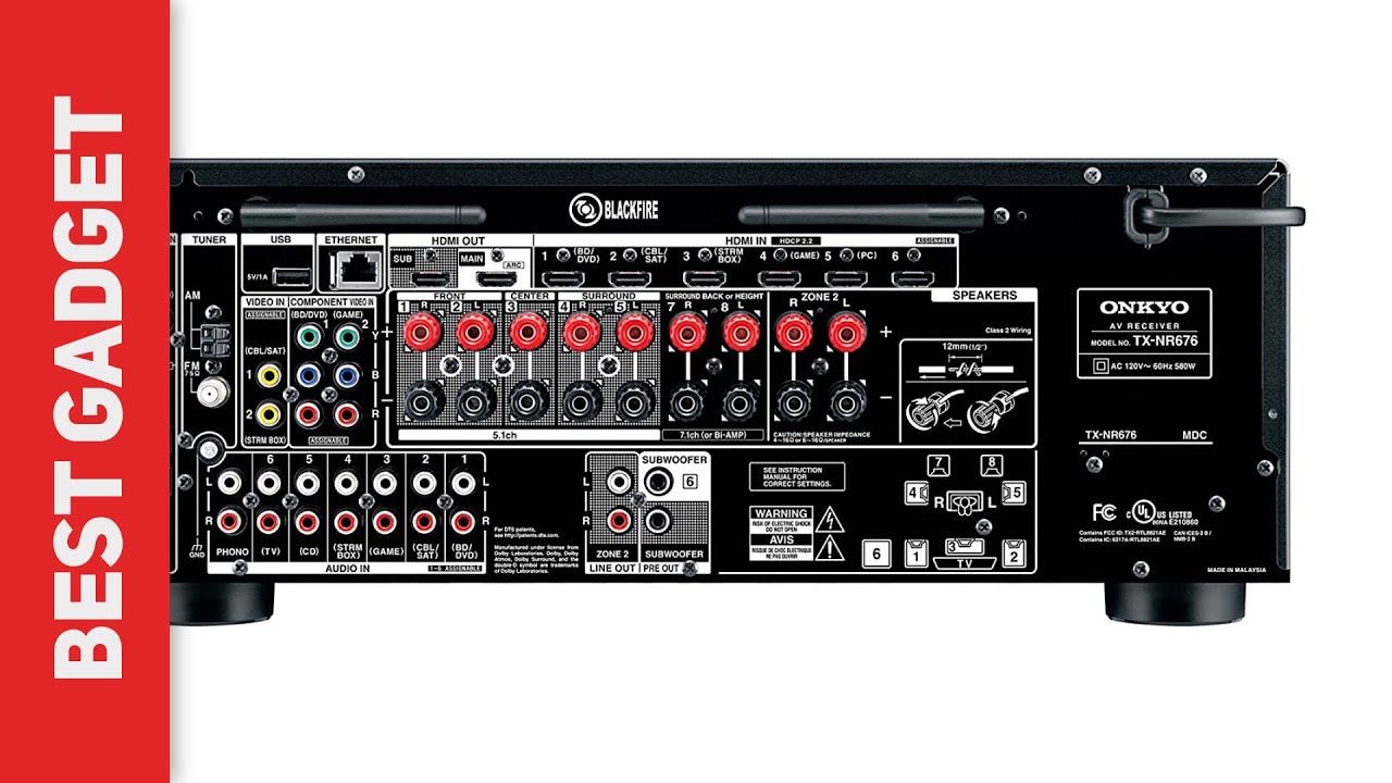 Onkyo TX-NR676 7.2 Channel Review - YouTube
