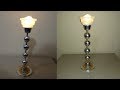 candelabro de material reciclado - candlestick made of recycled material