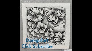 How to draw the Zentangle®️ patterns Temari, Msst, and Printemp.