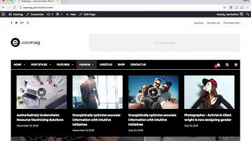 Exemag Documentation - Mega Menu Setup