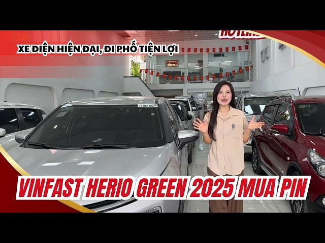 VINFAST HERIO GREEN 2025 MUA PIN - Xe nhỏ gọn tiết kiệm
