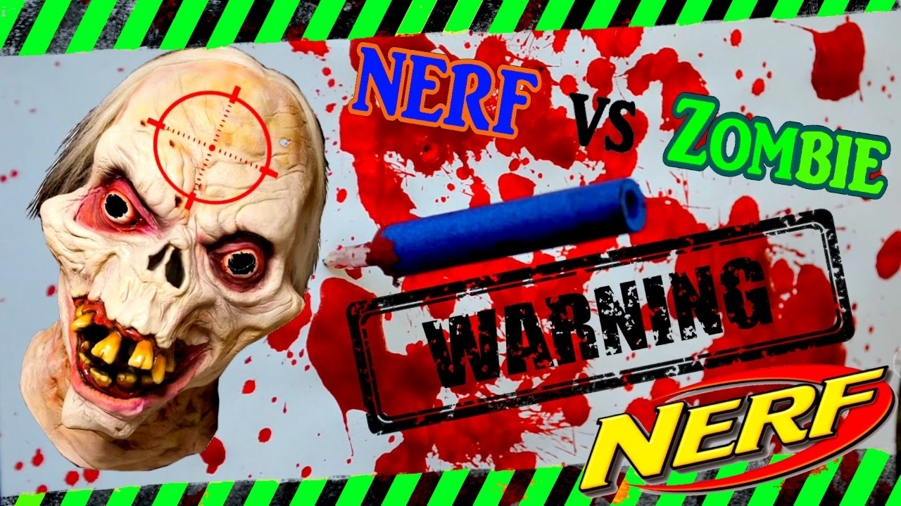 NERF TARGET (DIY) Nerf Zombie Target - Reactive Target - YouTube