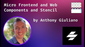 Micro Frontend and Web Components and Stencil