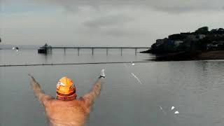 Tims Lockdown Swims - Clevedon Marine Lake