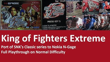 King of Fighters Extreme - Nokia N-Gage Playthrough