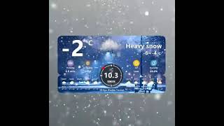 accurate weather widget ☃️ screenshot 4