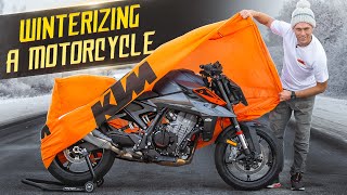 How to WINTERIZE A MOTORCYCLE | RokON VLOG 149