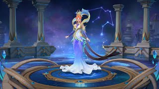 Aurora Zodiac skin vs Dark System team MLBB