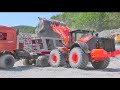 Heavy Duty Hitachi ZW370 IN ACTION!