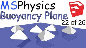 MSPhysics Plugin for SketchUp | Create Buoyancy Plane | 22 of 26